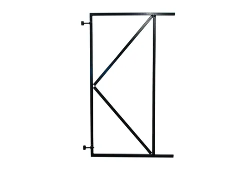 Stalen Poort Frame (verstelbaar in afhanging) 100x155cm (bxh) zwart gepoedercoat