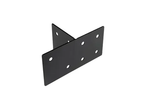 T-Hoek verbinding verzinkt 85x173mm voor palen 85-110mm zwart 
