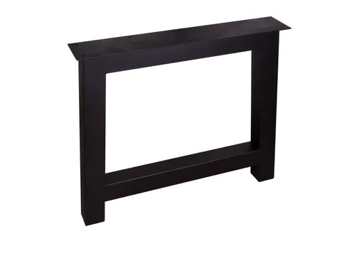 Tafelpoot model a zwart metaal 870x730x150mm