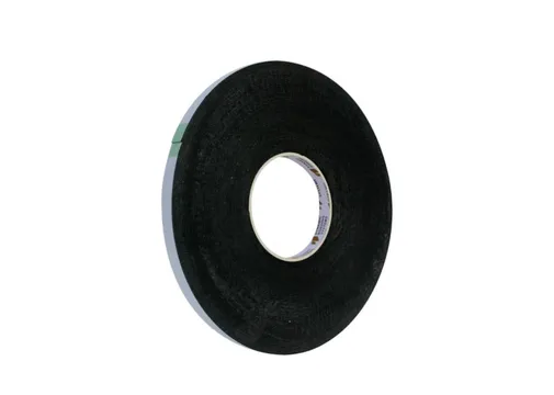 Tape 2-zijdig 12x3mm rol 25m zwart