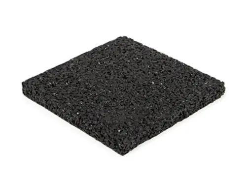 Terrasdrager rubber 100x100x10mm per 10 st