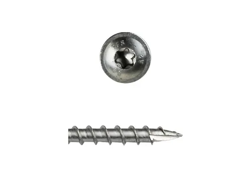 Tellerkopschroef RVS 8x80mm Torx T40