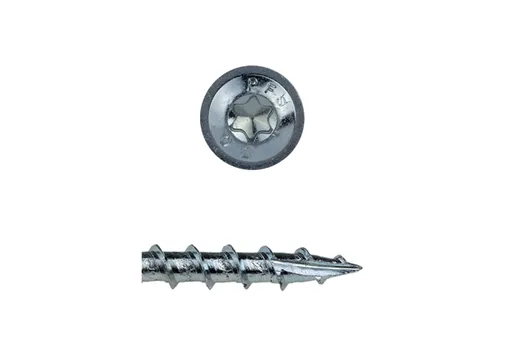 Tellerkopschroef verzinkt 6x180mm Torx T30
