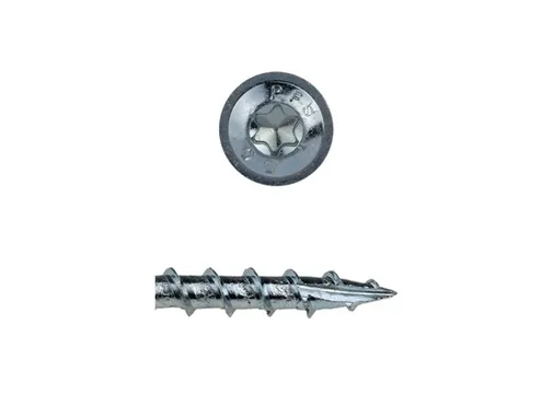 Tellerkopschroef verzinkt 6x200mm Torx T30