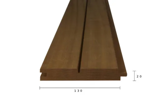 Thermo Ayous 50/50 dubbel blokprofiel 20x140mm (130mm werkend) Vario