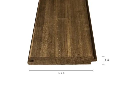 Thermo Ayous vellingdeel 20x145mm (134mm werkend) mes en groef