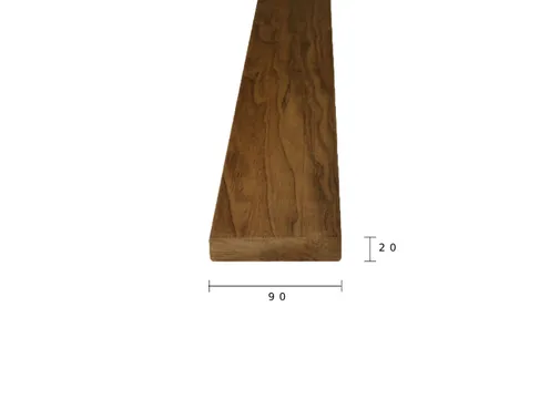 Thermo Fraké lat 20x90mm geschaafd