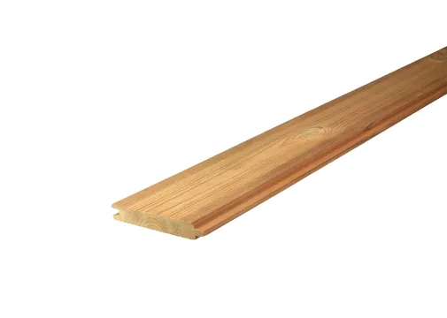 Thermo Grenen blokhutprofiel 20x140mm (130mm werkend)