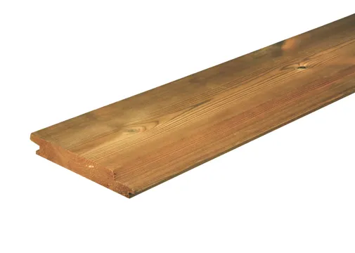 Thermo Grenen enkel blokprofiel 20x140mm (125mm werkend) Vario