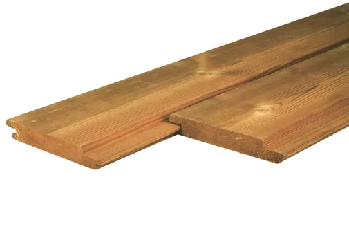 Thermo Grenen enkel blokprofiel 20x140mm (125mm werkend) Vario
