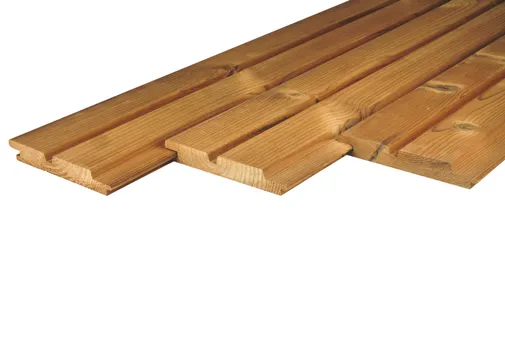 Thermo Grenen dubbel blokprofiel 20x140mm (125mm werkend) Vario