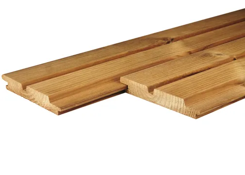 Thermo Grenen dubbel blokprofiel 20x140mm (125mm werkend) Vario