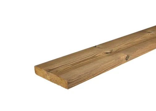 Plank thermisch gemodificeerd Grenen 25x140mm 