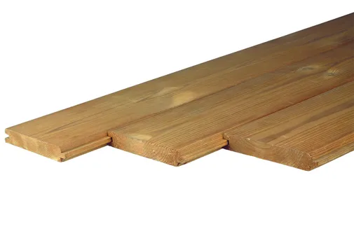 Thermo Grenen vellingdeel 20x140mm (130mm werkend) mes en groef