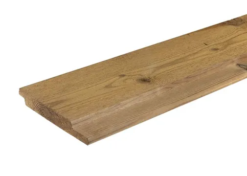 Channelsiding thermisch gemodificeerd Vuren 18x142mm (werkend 17x130mm) 