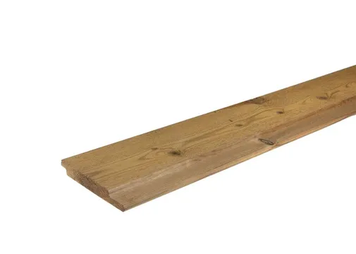 Channelsiding thermisch gemodificeerd Vuren 18x142mm (werkend 17x130mm) 
