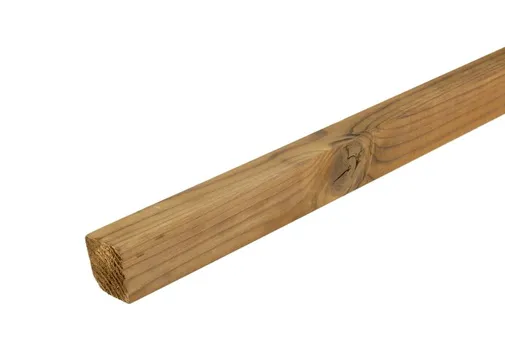 Regel thermisch gemodificeerd Vuren 50x50mm (42x42mm werkend) geschaafd