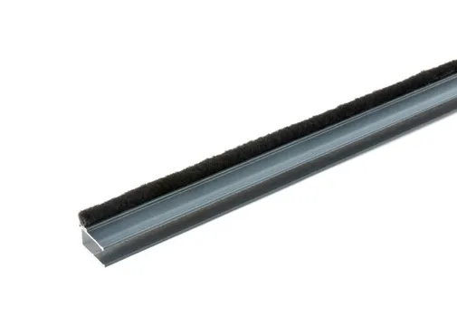 Tochtstrip XL 2600mm voor glazen schuifwand antraciet
