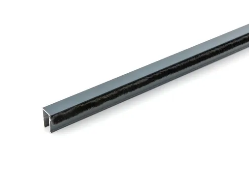 Tochtstrip XL 2600mm voor glazen schuifwand antraciet