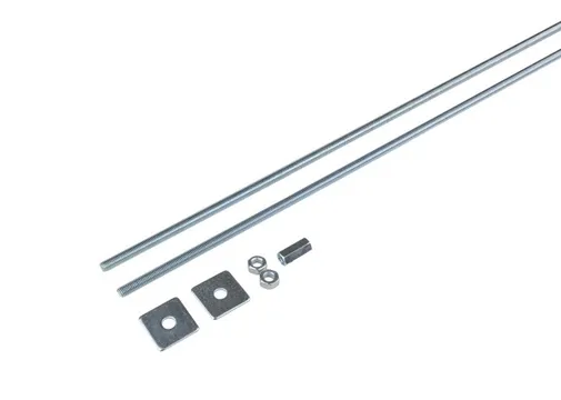 Trekstang beschoeiingset M12 verzinkt staal