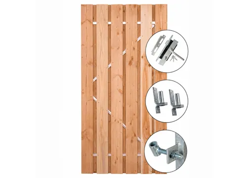 Tuindeur Porta - Douglas geschaafd 11-planks
