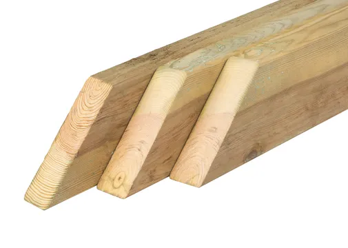 Tuinhout Schoor 45x95mm recht geschaafd 60cm (langste lengte)
