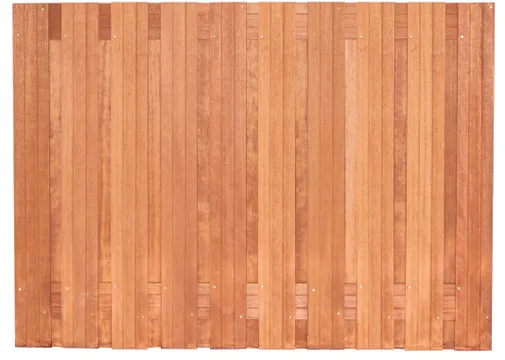 Tuinscherm Dalian 180x130cm geschaafd Keruing 19-planks