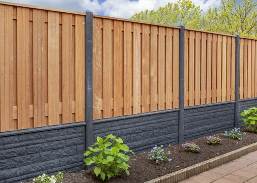 Tuinscherm Dalian 180x150cm geschaafd Keruing 19-planks