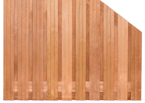 Tuinscherm Dalian 180x180/90cm geschaafd Keruing 19-planks