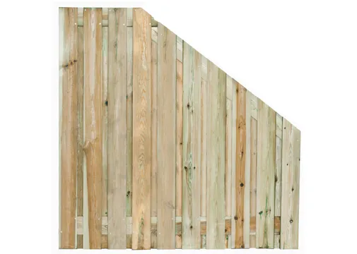 Tuinscherm Elche - 180x180/90cm geïmpregneerd Grenen 19-planks