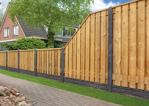 Tuinscherm Elche - 180x180/90cm geïmpregneerd Grenen 19-planks