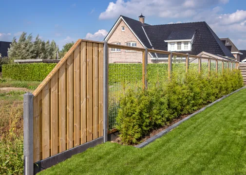 Tuinscherm Elche - 180x180/90cm geïmpregneerd Grenen 19-planks