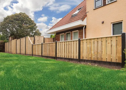 Tuinscherm Elche 180x90cm geïmpr Grenen 19-planks