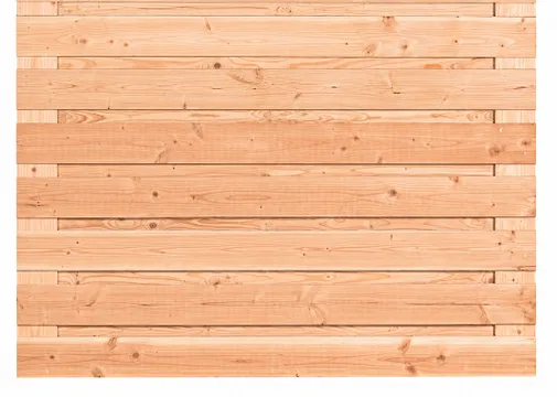 Tuinscherm Juba 180x180cm geschaafd Douglas 19-planks