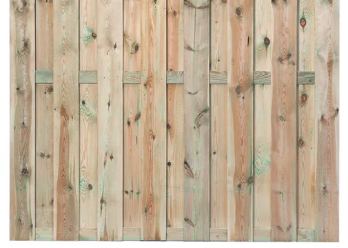 Tuinscherm Mekka 180x180cm geïmpr Grenen 15-planks