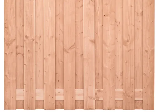 Tuinscherm Zaragoza 180x180cm geschaafd Douglas 15-planks