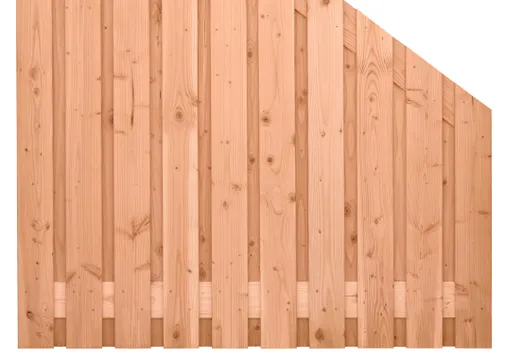 Tuinscherm Zaria 180x180/90cm geschaafd Douglas 19-planks