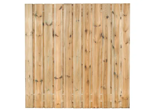 Tuinscherm Zibo 180x180cm geïmpregneerd Grenen 21-planks