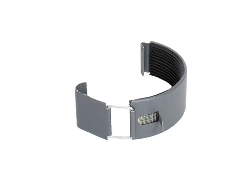 Verbindingsstuk verzinkt staal voor 125mm mastgoot grijs RAL 7024