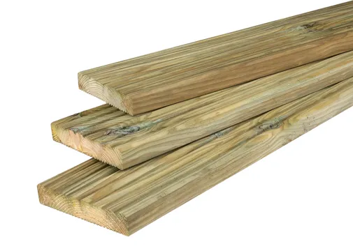 Vlonderplank 28x145mm geïmpregneerd