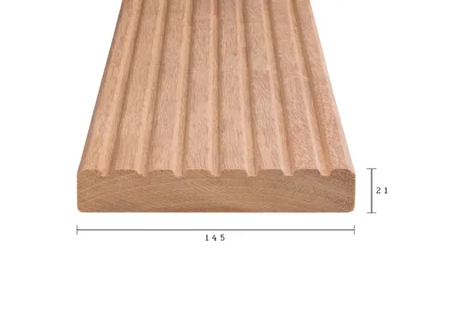 Vlonderplank Bangkirai(Yellow Balau) 21x145mm