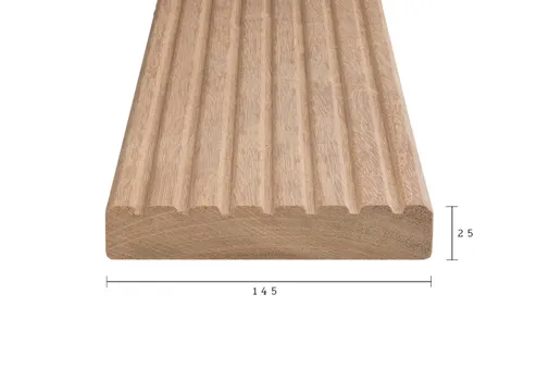 Vlonderplank Bangkirai(Yellow Balau) 25x145mm