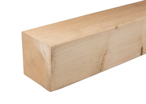 Paal Vuren 100x100mm (95x95mm netto) geschaafd