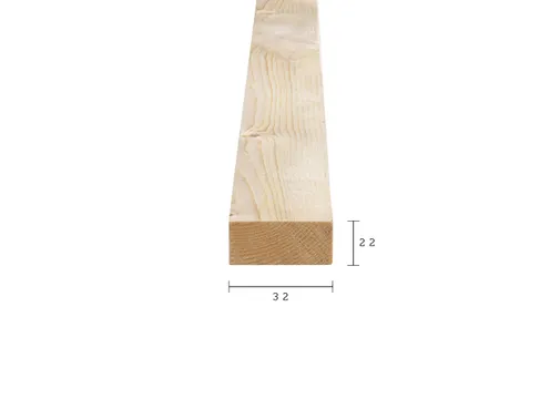 Rachel Vuren 22x50mm (21,5x45mm netto) geschaafd per 10 stuks
