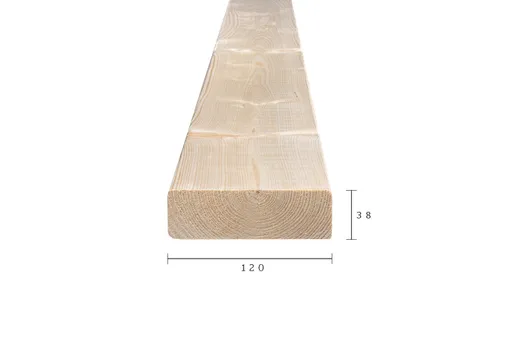 SLS Vuren 38x120mm geschaafd 
