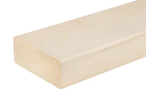 Balk Vuren 50x125mm (45x120mm netto) geschaafd 