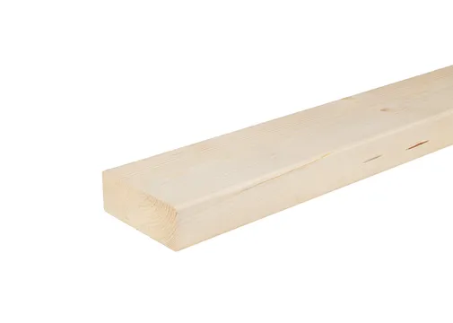 Balk Vuren 50x125mm (45x120mm netto) geschaafd 
