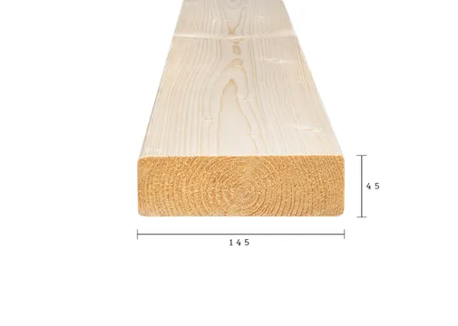 Balk Vuren 50x150mm (45x145mm netto) geschaafd 