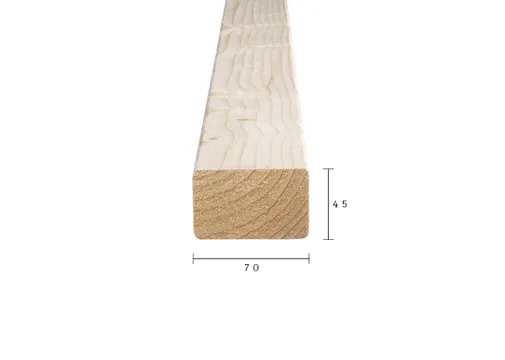 Regel Vuren 50x75mm(45x70mm netto) geschaafd