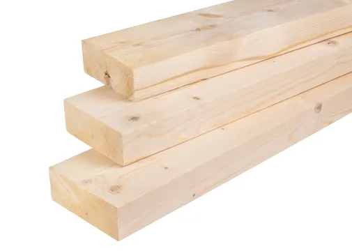 Balk Vuren 63x160mm (58x155mm netto) geschaafd 